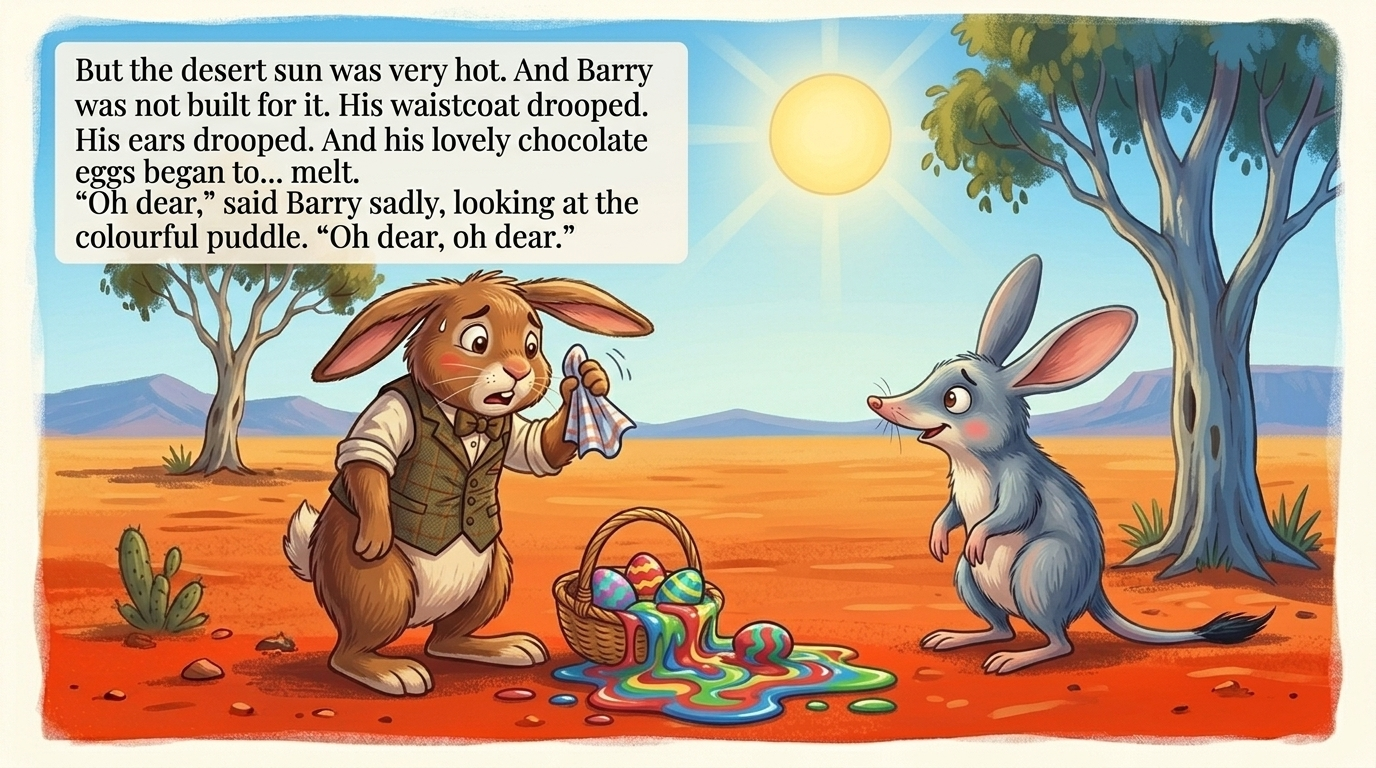 Too hot for Barry